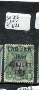 LABUAN 5C BIRD   JUBILEE    SG 86    VFU      P0514H