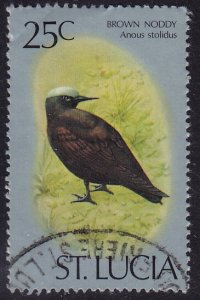 St. Lucia - 1976 - Scott #396 - used - Bird Brown Noddy