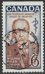 CANADA 1969 Sir William Osler Issue Sc 495 VFU