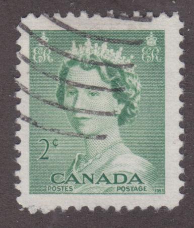 Canada 326 Queen Elizabeth II, Karsh Portrait 2¢ 1953