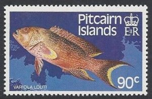 Pitcairn Islands #295-6 MNH pair, various fish, issued 1988