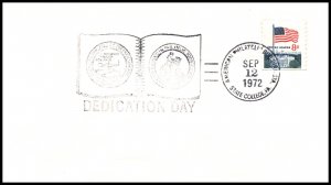 US Dedication Day American Philatelic 1972 State College,PA Cancel Cover