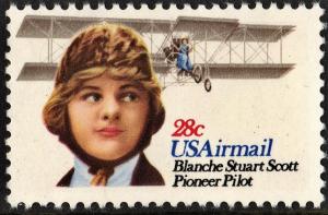 SC#C99 28¢ Blanche Stuart Scott MNH 