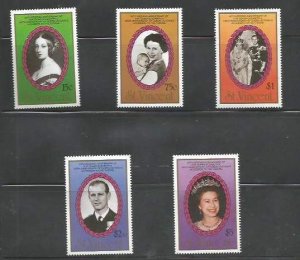 ST. VINCENT - 1987 - QEII & Victoria - Perf 5v Set - Mint Never Hinged