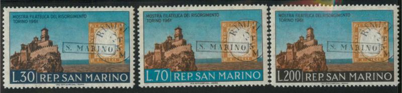 San Marino 487-489 Mint VF NH