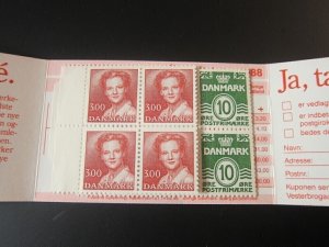 Denmark 1986 Sc 794b+795 Booklet MNH