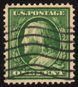 1908 US, 1c, Used, Benjamin Franklin, Sc 331, Nice centered