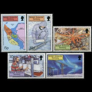 BR.ANTARCTIC TERR. 1999 - Scott# 280-4 Survey Set of 5 NH