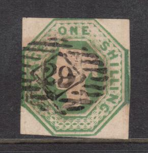 Great Britain #5 Used With Hinging On Back