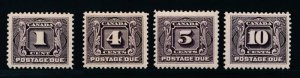 CANADA J-5 (-#2) MINT F-VF HINGED POSTAGE DUE