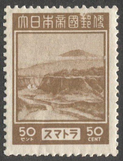 JAPAN 1943 Netherlands Indies Occupation of Sumatra, Sc N25  MLH 50c  VF