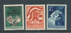 Austria B269-71 MNH