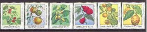 ZIMBABWE - 2000 - Wild Fruits - Perf 6v Set - Mint Never Hinged