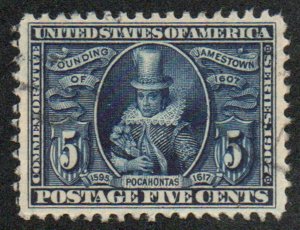 USA #330 XF-SUPERB, light cancel, nicely centered, CHOICE!