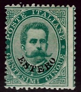 Italy Offices Estero SC#12 Unused Fine SCV$24.00...Worth a close look!