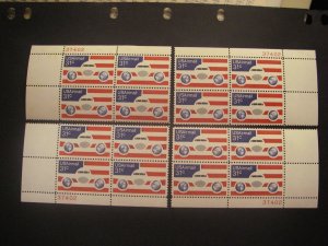 Scott C90, 31c Plane & Flag, PB4 #37402 x 4 Matched Set, MNH Airmail Beauties