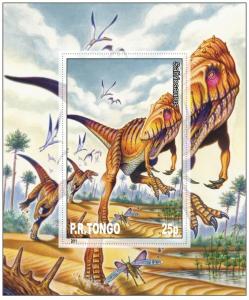 TONGO SHEET IMPERF CINDERELLA DINOSAURS