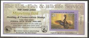 Duck Stamp RW 67A 2001 Mottled Duck