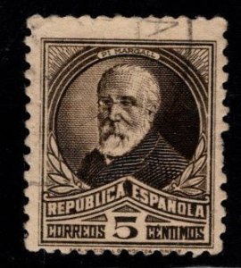 SPAIN stamp  Scott 516 Used  control number on back