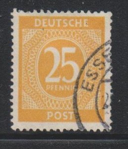 Germany,  25pf Numeral (SC# 546) Used