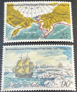 NORFOLK ISLAND # 235-236-MINT NEVER/HINGED--COMPLETE SET--1978