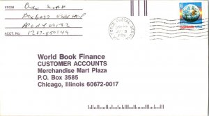 United States A.P.O.'s [25c] E Earth 1988 Air Force Postal Service, APO 09132...