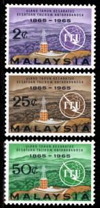 Malaysia 1965 Scott #12-14 Mint Never Hinged