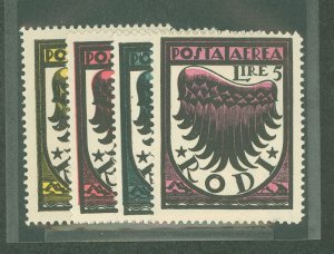 Rhodes #C1-4a  Single (Complete Set)