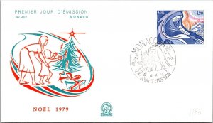 Monaco FDC 1979 SC #1196 NOEL - J21302
