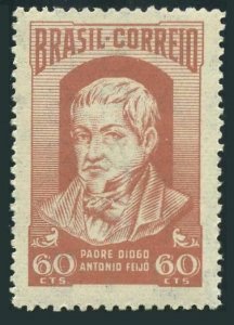 Brazil 730 block/4,MNH.Mi 791. Father Diogo Antonio Feijo,1952.
