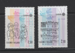 Finland #707-08  (1985 Europa Music set) VFMNH  CV $12.00