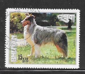 Bhutan #149E Dogs CTO Single