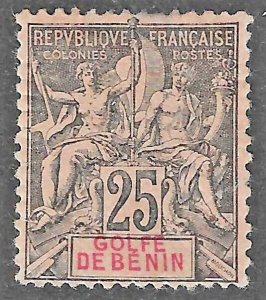 Benin (1893) - Scott #  27,  MH