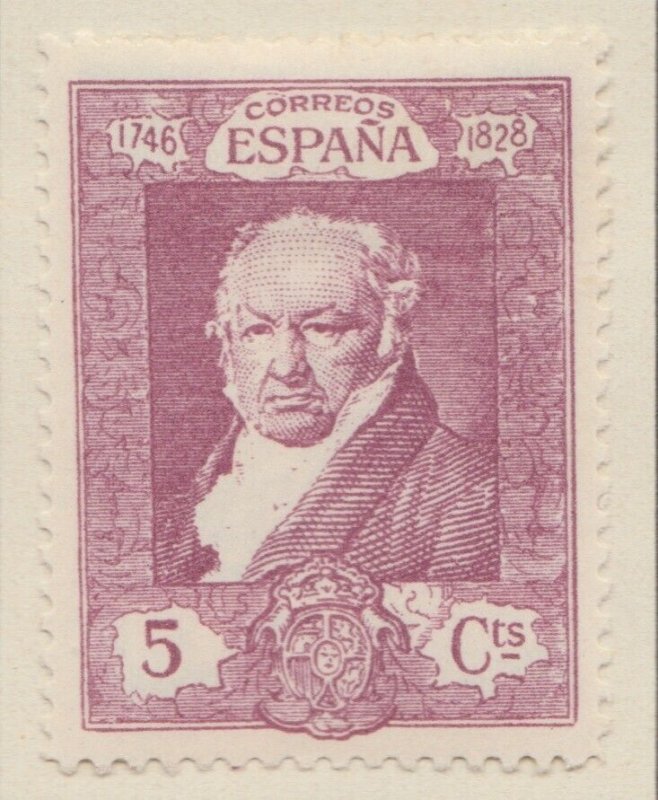 1930 SPAIN Goya 5c MH* Stamp A29P4F30950-