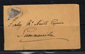 Prince Edward Island #9c Used Rare Bisect On Cover Mailed To & From Summersides