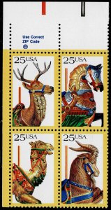 United States 2390-2393 zip block - MNH - UL