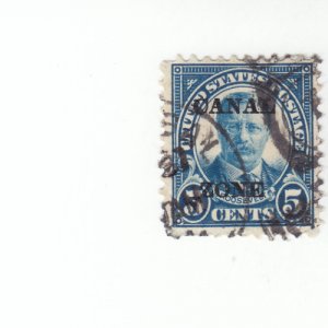 Canal Zone -  Scott #74 - 5c Blue - Used