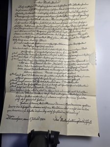 GR/6..OLD  GERMANY LETTER  Bavaria  3 KR   MI#25