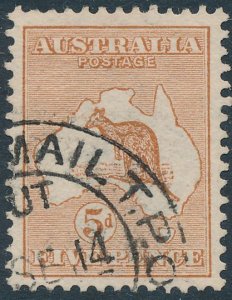 Australia sc# 7 - Used Kangaroo - TPO Cancel 1914 - Very Fine