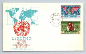 Lesotho 1968 FDC - World Health Organisation - F13049