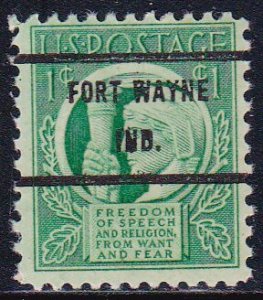 Precancel - Fort Wayne, IN PSS 908-71 - Bureau Issue