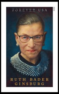 US 5821a Ruth Bader Ginsburg imperf NDC single (1 stamp) MNH 2023 after Oct 1