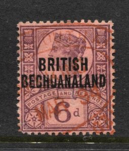 STAMP STATION PERTH Bechuanaland #36 QV Definitive Overprint Used CV$3.00