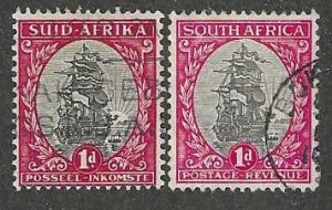 South Africa 24a b  Used  SC:$.50