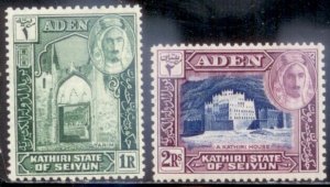 Aden Kathiri 1942 SC# 9-10 MLH-OG E35