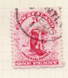 New Zealand 1902 Shades Early Issue Fine Used 1d. NW-94477