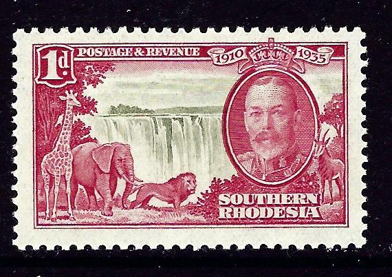 Southern Rhodesia 33 MNH 1935 KGV Silver Jubilee