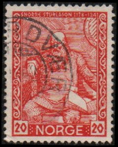 Norway 242 - Used - 20o Snorre Sturlason (1941)