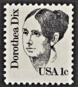 US 1844 MNH VF 1 Cent Dorethea Dix