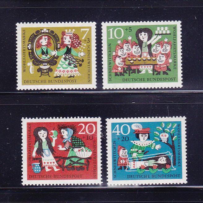 Germany B384-B387 Set MNH Fairy Tales